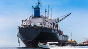 Commercial ship